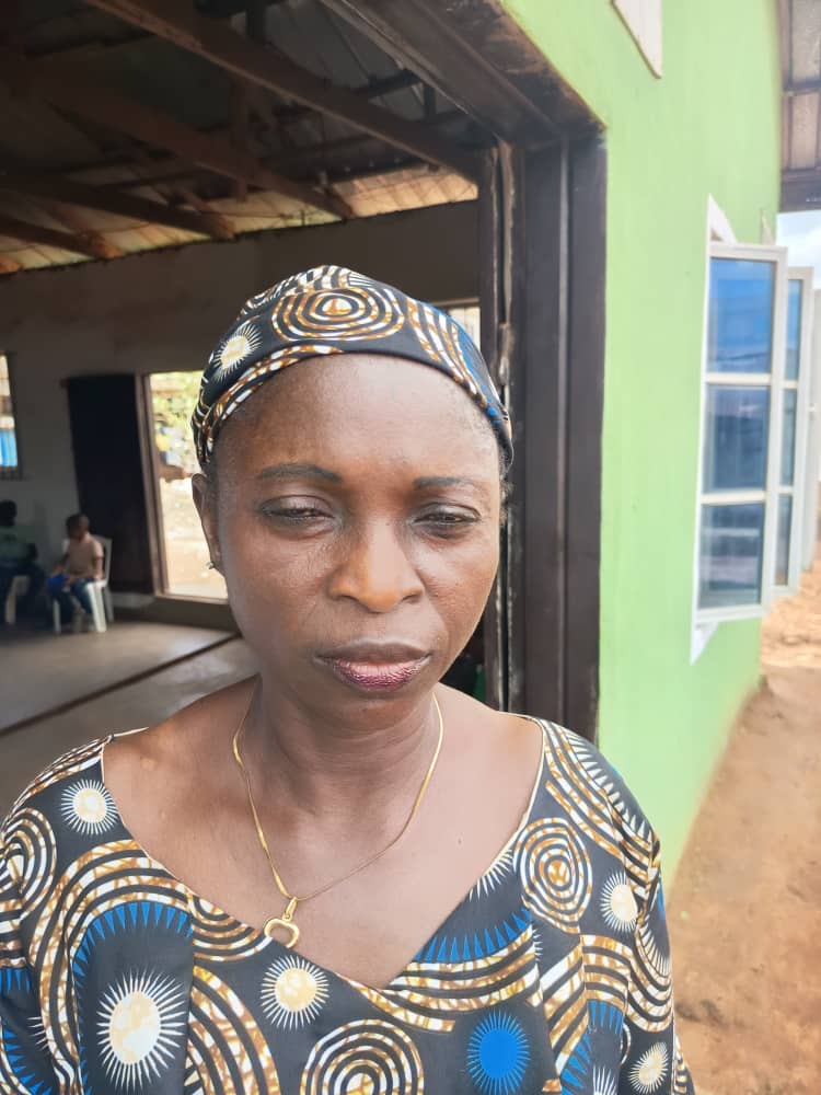 Sister E., who testified of healing from waist and leg pain
